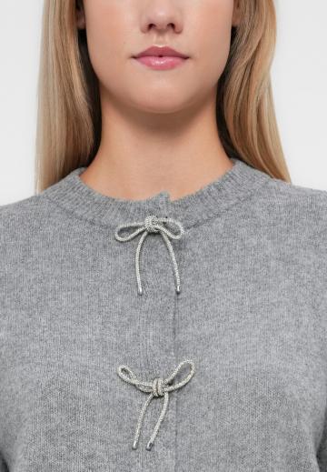 Вязаный жилет