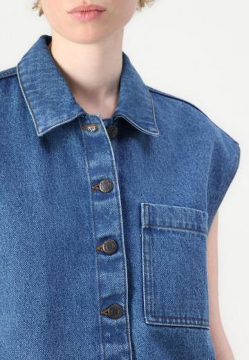 Джинсовое платье