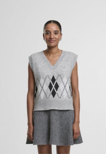 Пуловер без рукавов