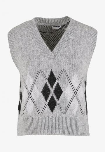 Пуловер без рукавов