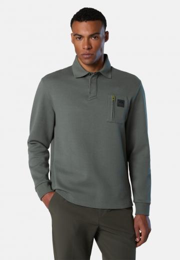 Поло с длинным рукавом