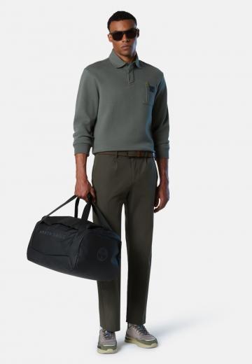 Поло с длинным рукавом