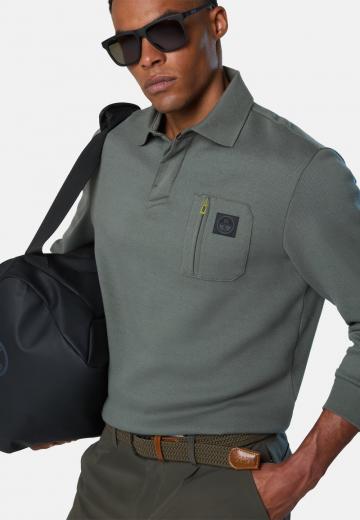 Поло с длинным рукавом