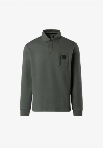 Поло с длинным рукавом