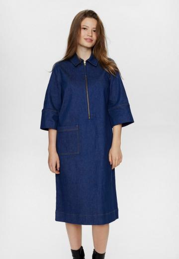 Джинсовое платье