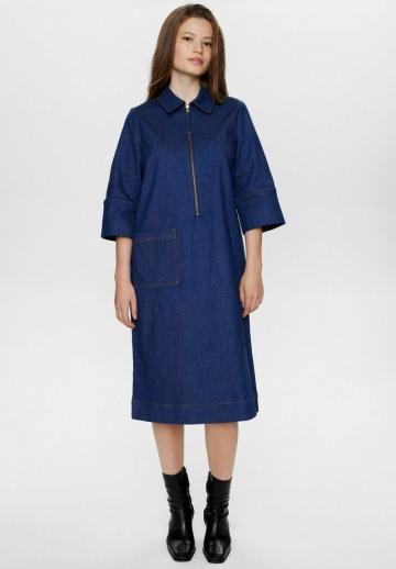 Джинсовое платье