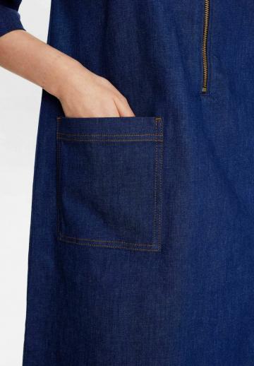 Джинсовое платье