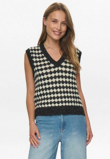 Пуловер без рукавов