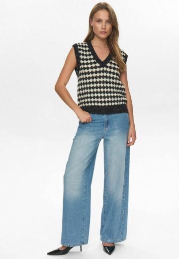 Пуловер без рукавов