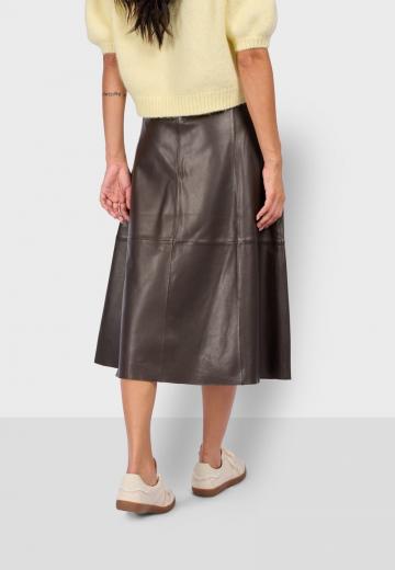 Кожаная юбка