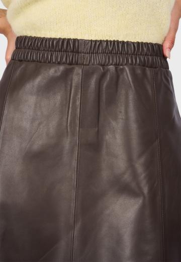 Кожаная юбка
