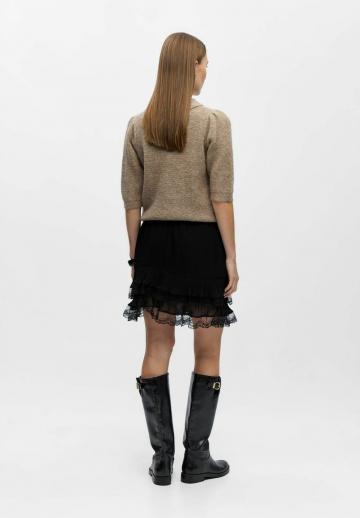 Юбка с воланами