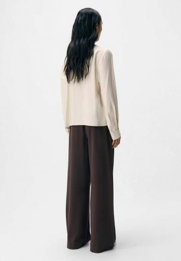 Атласная блузка