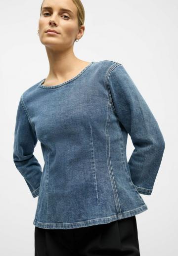 Джинсовая блузка