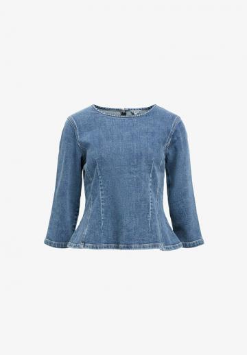 Джинсовая блузка
