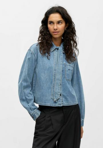 Джинсовая блузка