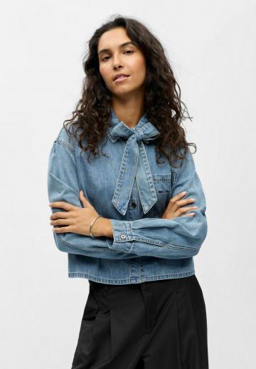 Джинсовая блузка