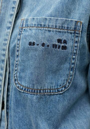 Джинсовая блузка