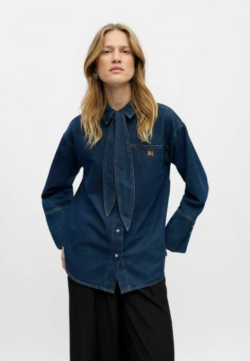 Джинсовая блузка