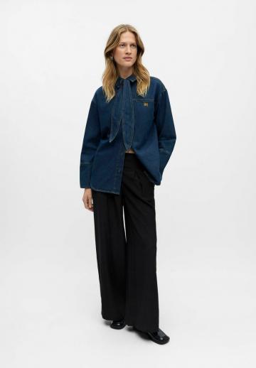 Джинсовая блузка