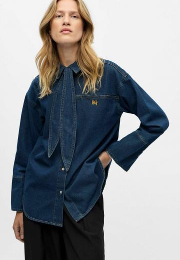 Джинсовая блузка