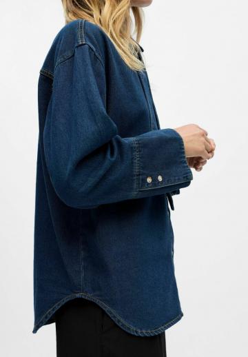 Джинсовая блузка