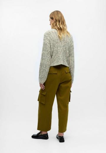 Жаккардовая вязаная кофта