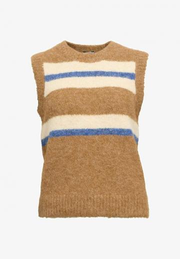 Пуловер без рукавов