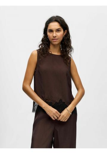 Блузка без рукавов