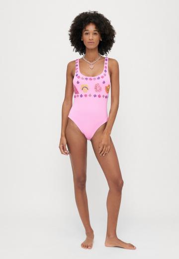 Слитный купальник