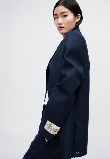 Длинный блейзер