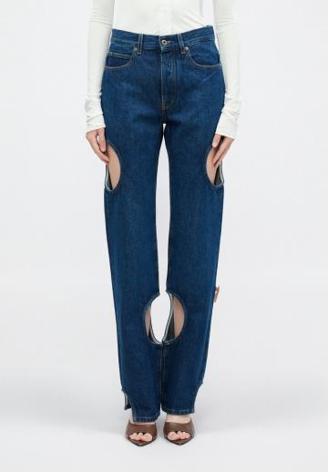 Прямые джинсы