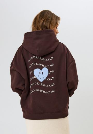 Пуловер с капюшоном