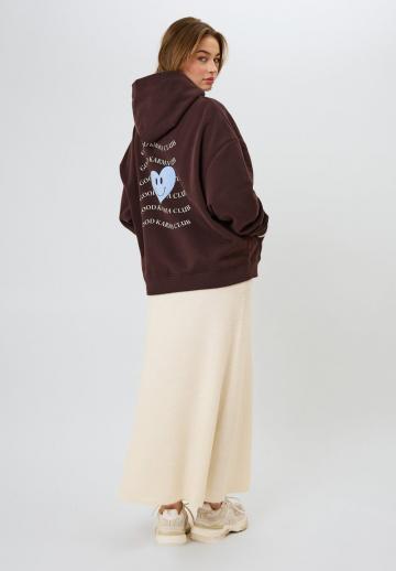 Пуловер с капюшоном