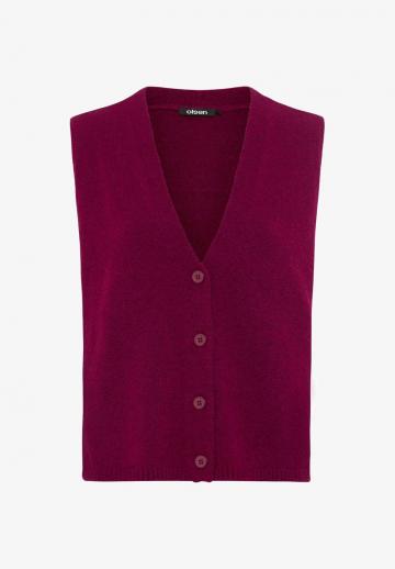 Пуловер без рукавов