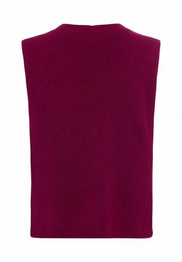 Пуловер без рукавов