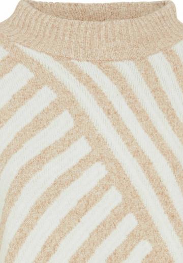 Пуловер в полоску