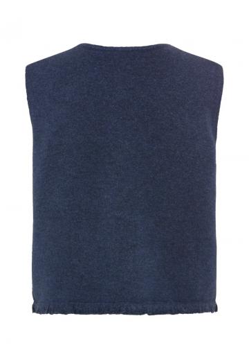 Вязаный жилет