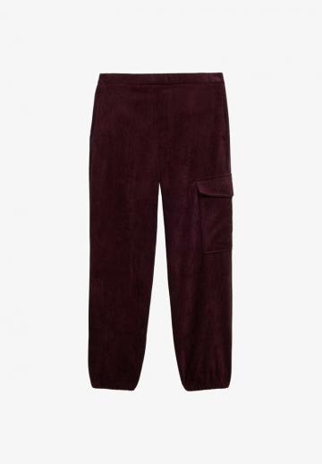 Брюки с накладными карманами