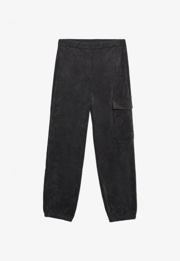 Брюки с накладными карманами