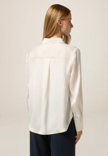 Атласная блузка