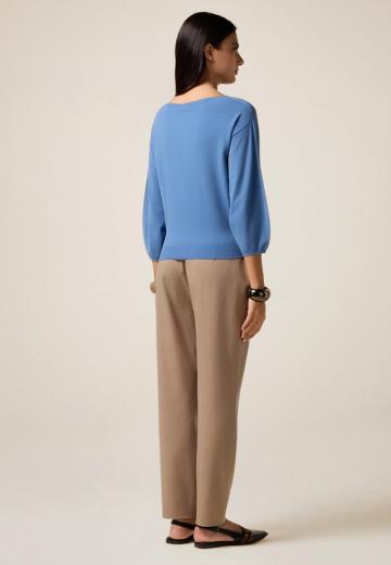 Пуловер с рукавом три четверти