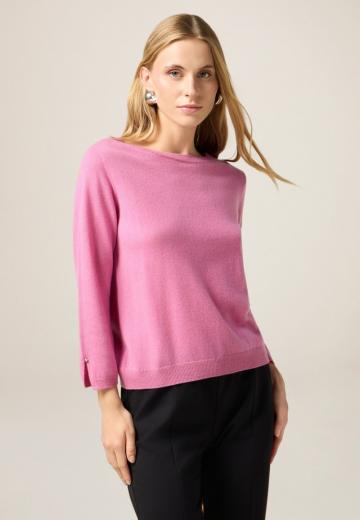 Пуловер с рукавом три четверти