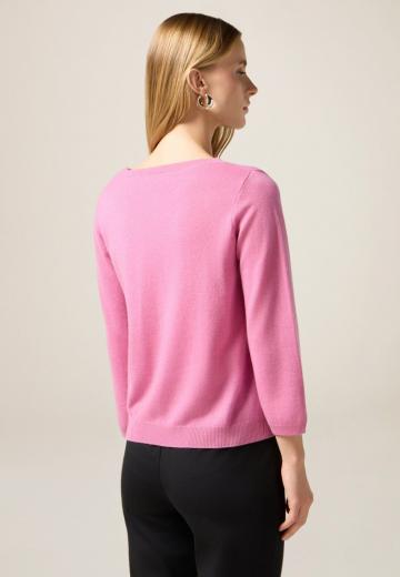 Пуловер с рукавом три четверти