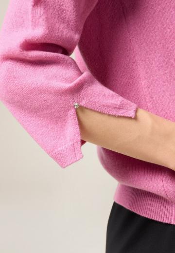 Пуловер с рукавом три четверти