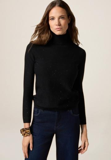 Пуловер с рукавом три четверти