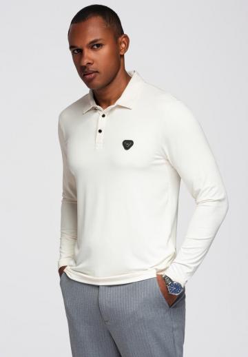 Поло с длинным рукавом