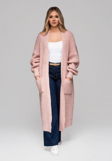 Длинный жилет