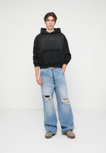 Пуловер с капюшоном