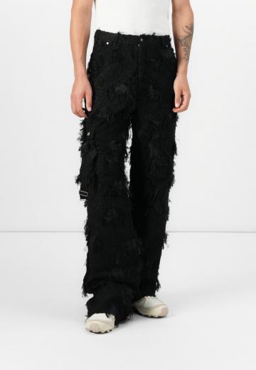 Брюки с накладными карманами